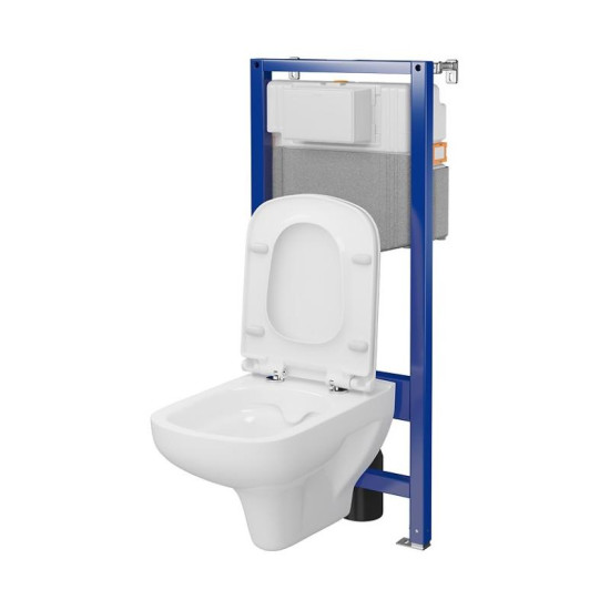 Инсталляция с унитазом Cersanit C38 AQUA 50 QF + COLOUR Clean on (S701-817)