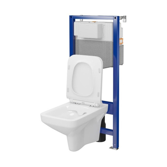 Инсталляция с унитазом Cersanit C39 AQUA 50 QF + Como Clean on (S701-818)