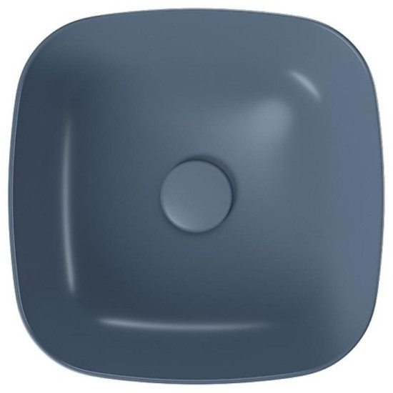 Раковина Cersanit Larga 38х38 синій матовий (K677-064)