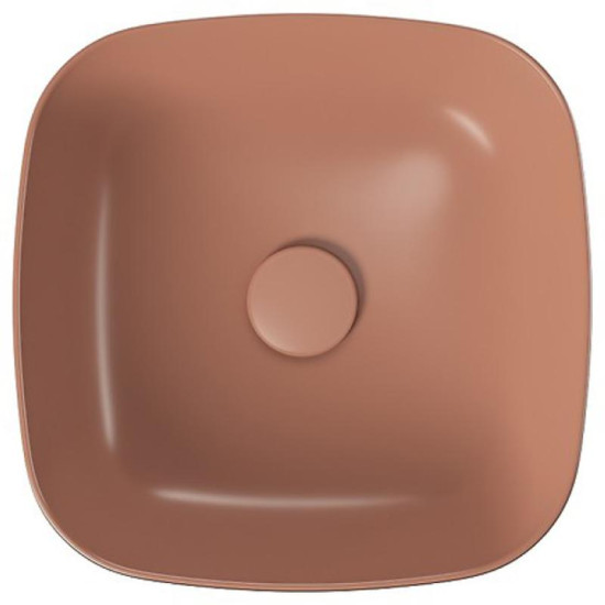Раковина Cersanit Larga 38х38 цегляний матовий (K677-060)