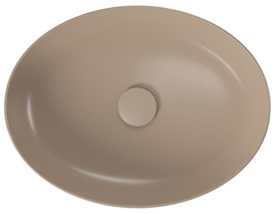 Раковина Cersanit Larga 50х38 коричневий матовий (K677-052)