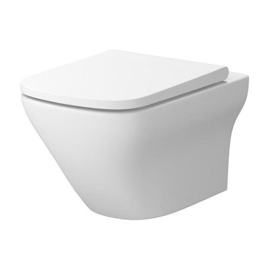 Унитаз подвесной Cersanit СЕТ В573 Larga CLEAN ON (S701-609)