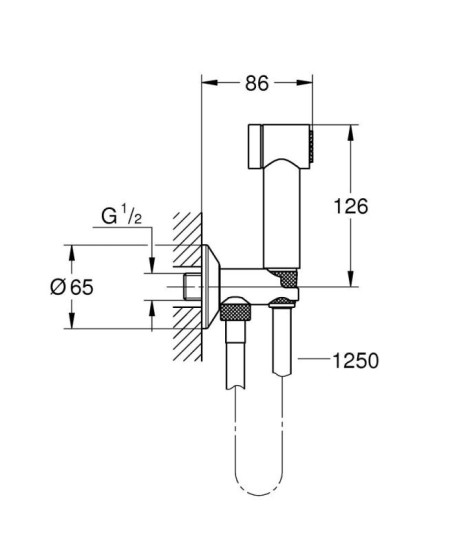 Гигиенический душ Grohe Sena Trigger Spray 35 26332000