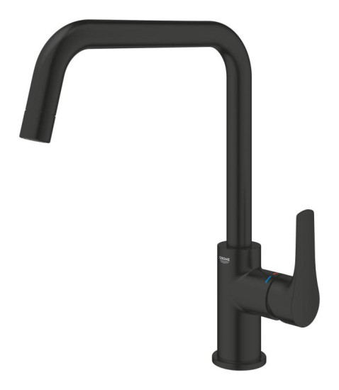 Кухонний змішувач Grohe Eurosmart 305672430 чорний матовий