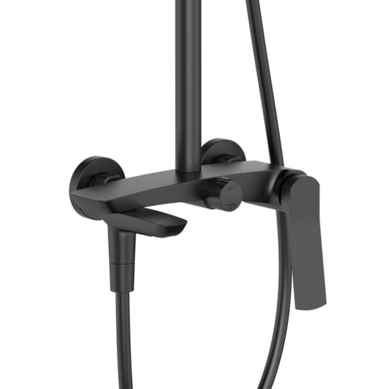 Душова система Qtap Slavonice QTSLA111BLM45911 Black Matt