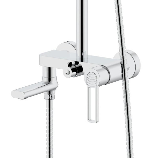 Душевая система Qtap Taurus QTTAU111CRM45665 Chrome