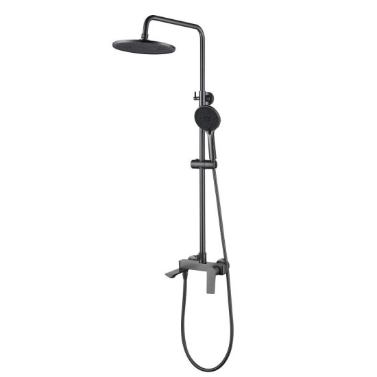 Душова система Qtap Vlasta New QTVLA111GMB45651 Gunmetal Black PVD