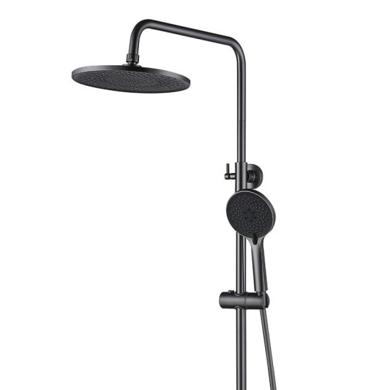 Душова система Qtap Vlasta New QTVLA111GMB45651 Gunmetal Black PVD