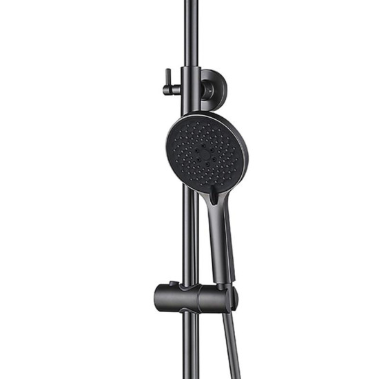 Душова система Qtap Vlasta New QTVLA111GMB45651 Gunmetal Black PVD