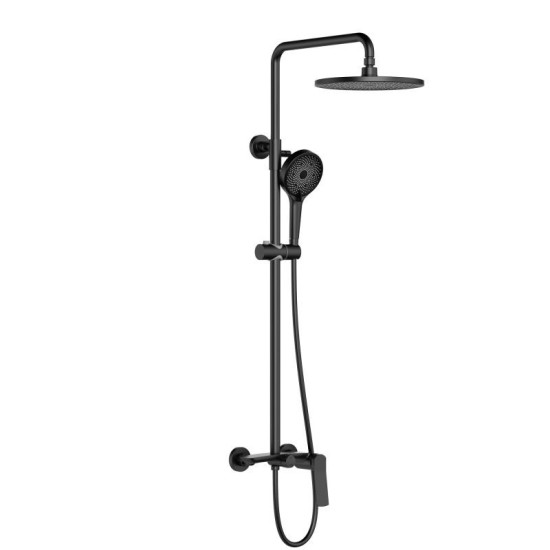 Душова система Qtap Slavonice QTSLA110BLM45914 Black Matt