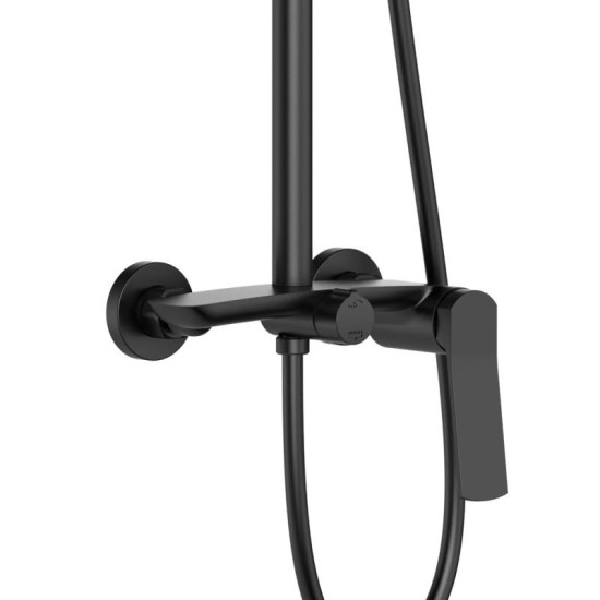 Душова система Qtap Slavonice QTSLA110BLM45914 Black Matt