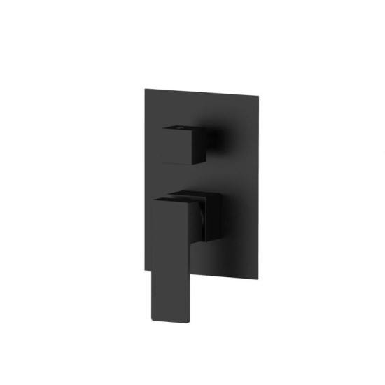 Душевая система скрытого монтажа Qtap Gemini QTGEM113BLM45697 Black Matt