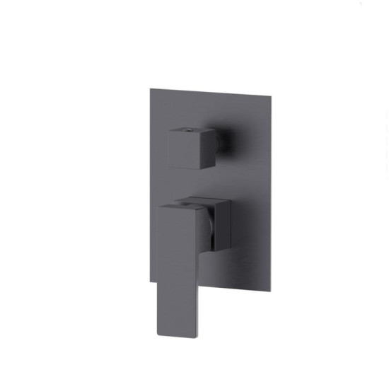 Душова система прихованого монтажу Qtap Gemini QTGEM113GMB45698 Gunmetal Black PVD