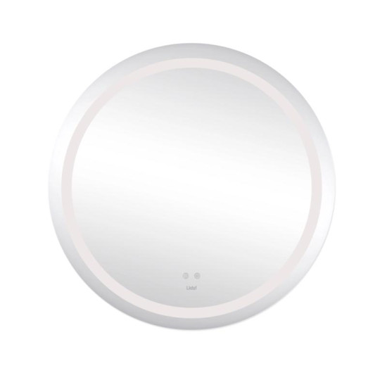 Зеркало Lidz Aria R800 с LED-подсветкой Touch, с антизапотеванием, с диммером LD78LR800