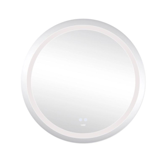 Зеркало Lidz Aria R800 с LED-подсветкой Touch, с антизапотеванием, с диммером LD78LR800