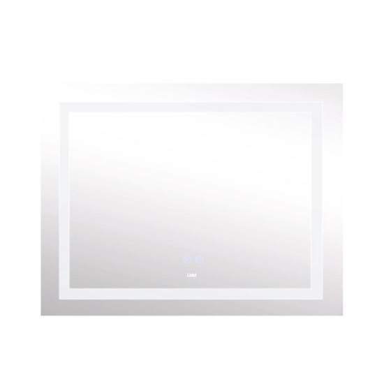 Дзеркало Lidz Kubis 1000х800 з LED-підсвічуванням Touch, з антизапотіванням, з диммером LD78LF61410080