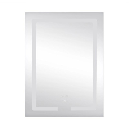 Дзеркало Lidz Kubis 600х800 з LED-підсвічуванням Touch, з антизапотіванням, з диммером LD78LF9376080