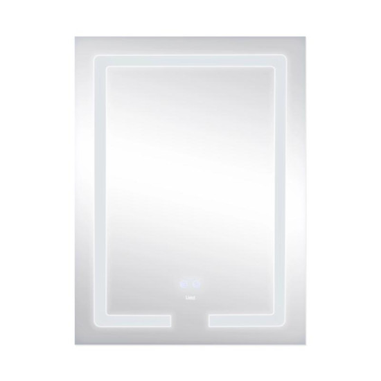 Дзеркало Lidz Kubis 600х800 з LED-підсвічуванням Touch, з антизапотіванням, з диммером LD78LF9376080