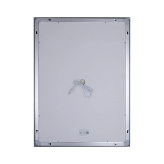 Дзеркало Lidz Kubis 600х800 з LED-підсвічуванням Touch, з антизапотіванням, з диммером LD78LF9376080