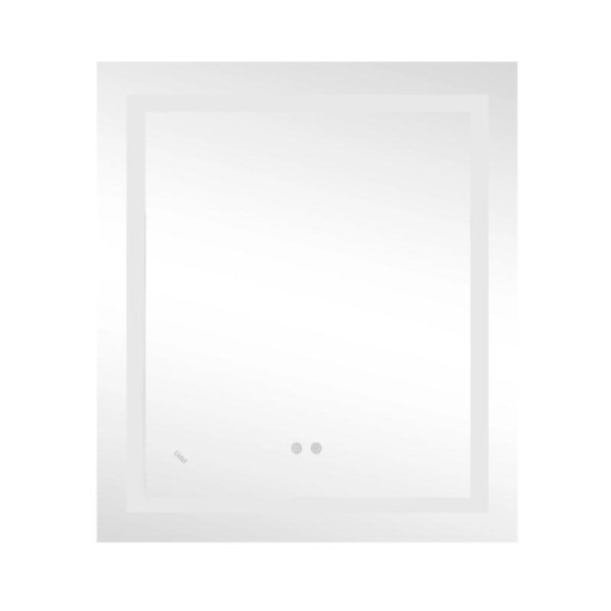 Зеркало Lidz Kubis 700х800 с LED-подсветкой Touch, с антизапотеванием, с диммером Reverse LD78LF9048070
