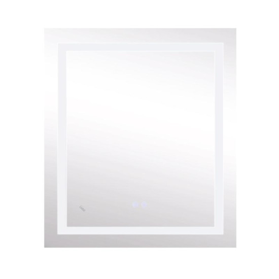 Зеркало Lidz Kubis 700х800 с LED-подсветкой Touch, с антизапотеванием, с диммером Reverse LD78LF9048070