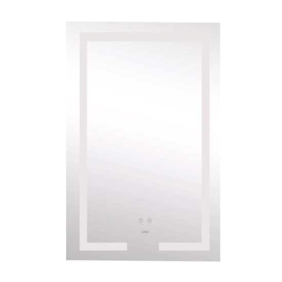Дзеркало Lidz Kubis 800х500 з LED-підсвічуванням Touch, з антизапотіванням, з диммером LD78LF9365080