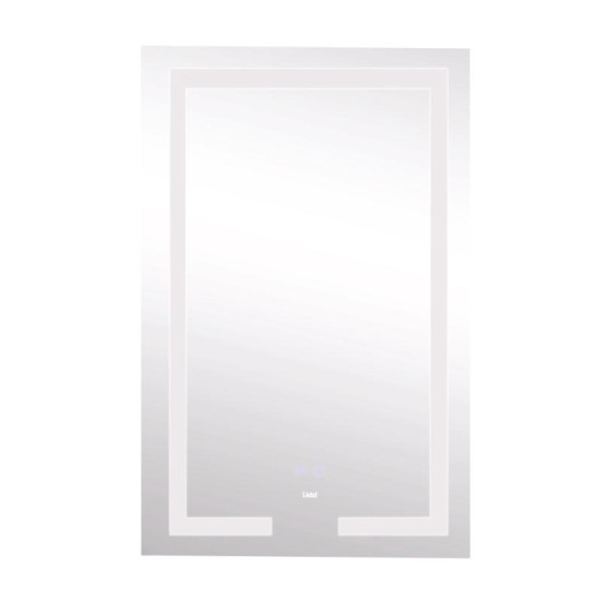 Дзеркало Lidz Kubis 800х500 з LED-підсвічуванням Touch, з антизапотіванням, з диммером LD78LF9365080