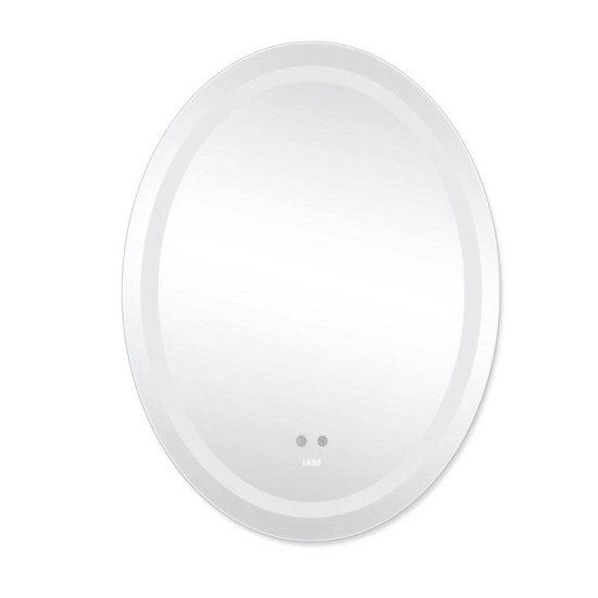Дзеркало Lidz Vida 700х500 з LED-підсвічуванням Touch, з антизапотіванням, з диммером LD78LF5070