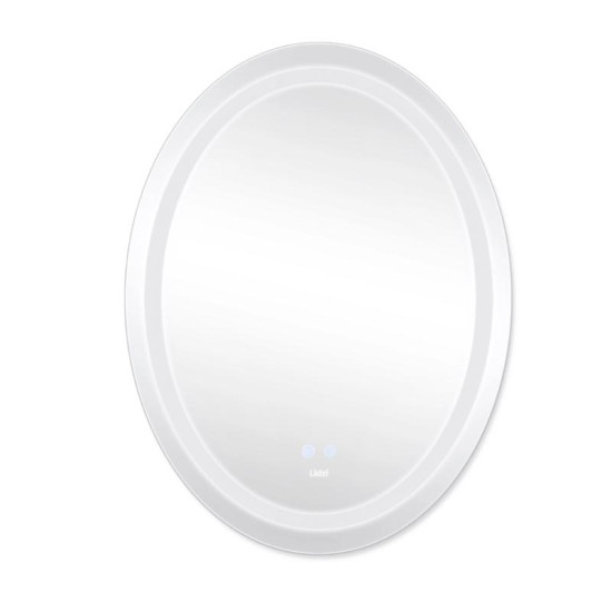 Дзеркало Lidz Vida 700х500 з LED-підсвічуванням Touch, з антизапотіванням, з диммером LD78LF5070
