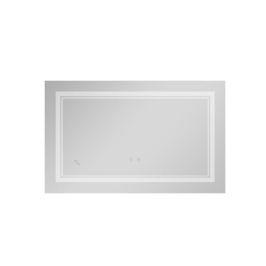 Зеркало Qtap Cardinal 700х500 с LED-подсветкой Touch, с антизапотеванием, с диммером, QT0478C5070