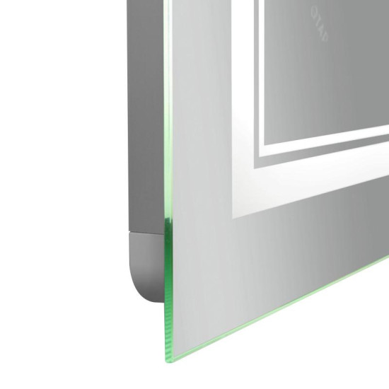 Зеркало Qtap Cardinal 800х500 с LED-подсветкой Touch, с антизапотеванием, с диммером, QT0478C5080