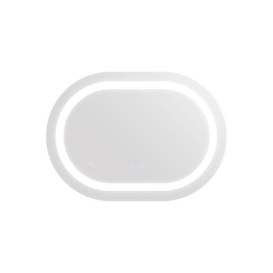 Зеркало Qtap Gemini 650х900 с LED-подсветкой Touch, с антизапотеванием, с диммером, QT2578R6590