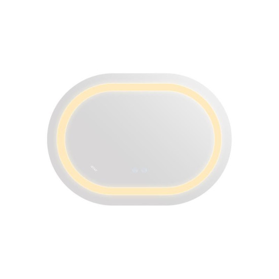 Зеркало Qtap Gemini 650х900 с LED-подсветкой Touch, с антизапотеванием, с диммером, QT2578R6590