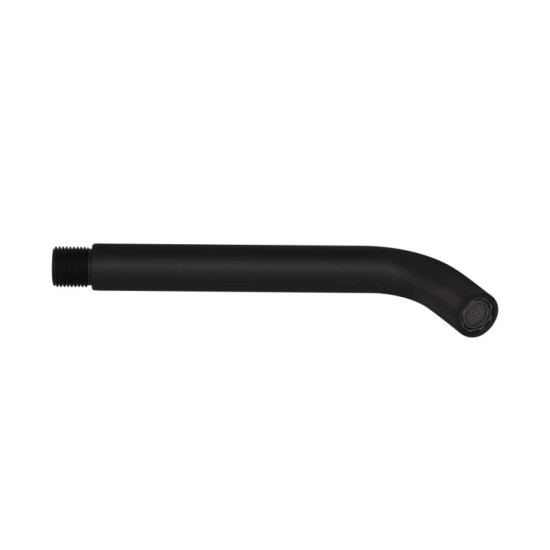 Вилив для ванни Qtap Vytok 200 мм округлий QTVYT246BLM45931 Black Matt