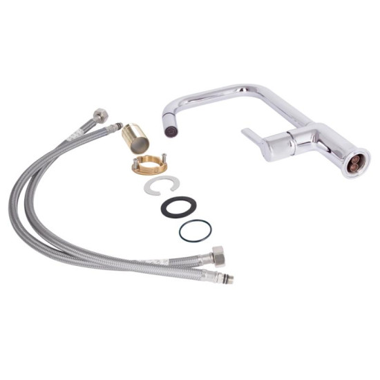 Кухонний змішувач Qtap Cardinal QTCAR344CRM45658 Chrome