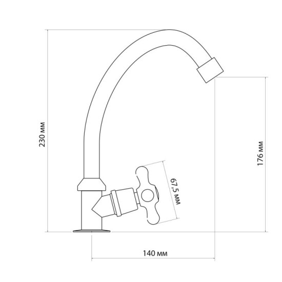 Монокран Lidz Lamb 269F1 LDLAM269F1CRM44976 Chrome