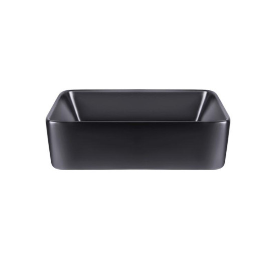 Раковина Qtap Tern 475х370х140 Matt black QT176069MB