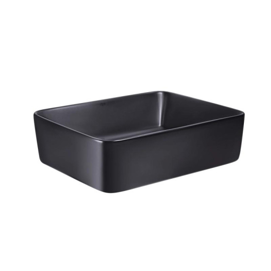 Раковина Qtap Tern 475х370х140 Matt black QT176069MB