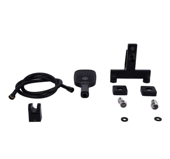 Змішувач для ванни Qtap Gemini QTGEM259BLM45682 Black Matt