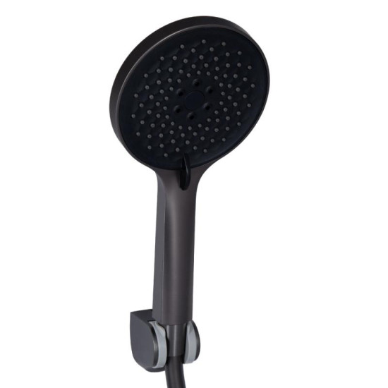Змішувач для ванни Qtap Vlasta New QTVLA260GMB45645 Gunmetal Black PVD