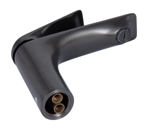 Смеситель для раковины Qtap Vlasta New QTVLA270GMB45641 Gunmetal Black PVD