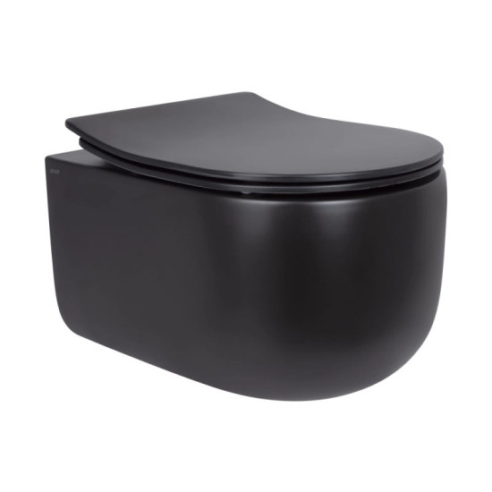 Унітаз підвісний Qtap Taurus Soft-close QT2433084EUQMB