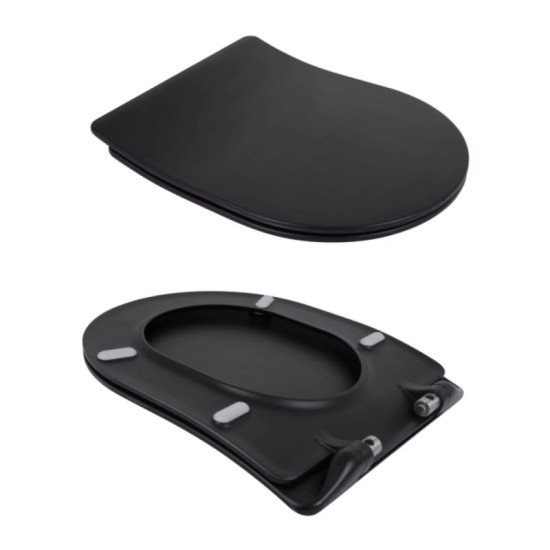 Унітаз підвісний Qtap Taurus Soft-close QT2433084EUQMB