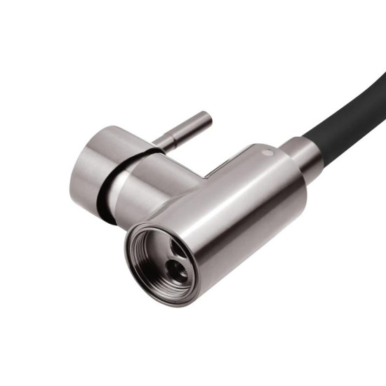 Кухонний змішувач Kroner KRP Edelstahl Klassisch - PVD035BLK (CV032635)