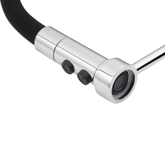 Кухонний змішувач Kroner KRP Ersel - C03111BLK (CV033804)
