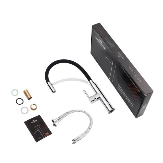 Кухонний змішувач Kroner KRP Ersel - C03900BLK (CV033801)