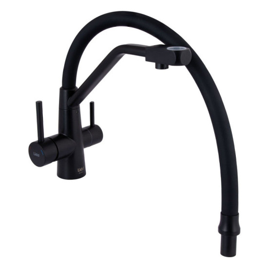 Кухонный смеситель с подключением к фильтру Lidz Aria 020F3  LDARI020F3BLA39212 BLA