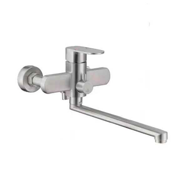 Змішувач для ванни Lidz Luna 005 (k35) LDLUN005NKS46093 Nickel