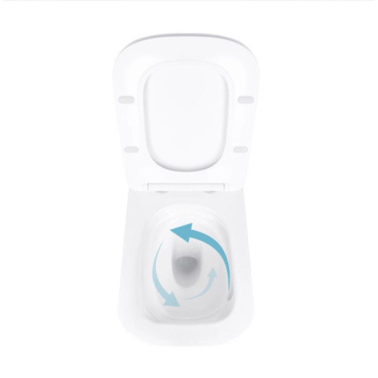 Унітаз підвісний Qtap Tern Ultra Quiet Soft-Close WHITE QT17332303AW