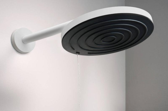Кронштейн для верхнего душа Hansgrohe S 390 мм, Matt White (24357700)